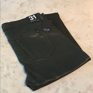 Joe’s Jeans coated ankle skinny jeans